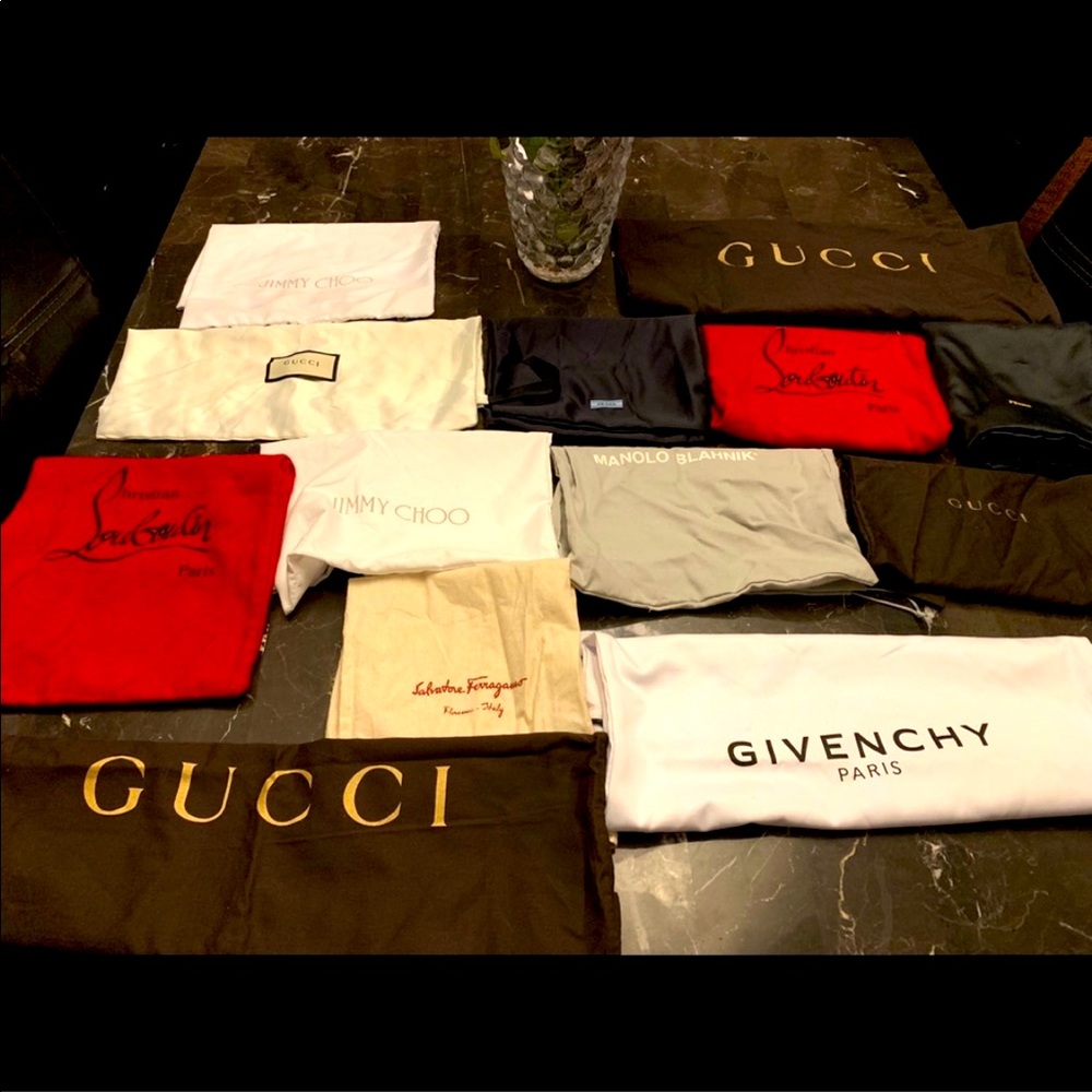 Designer dust bags, for shoes and purses 🥰